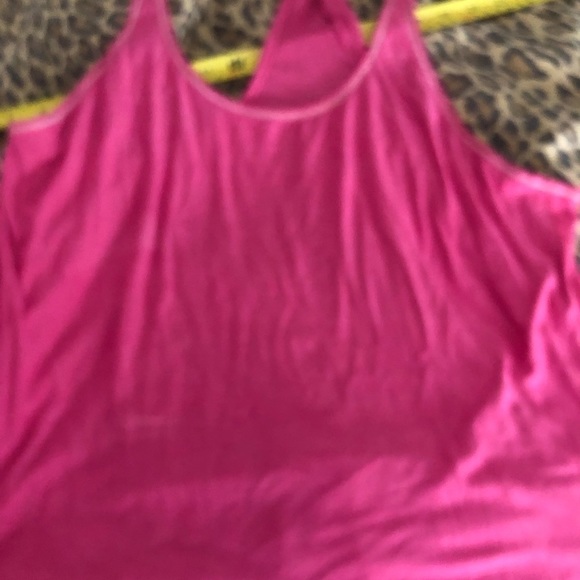 PINK by Victoria Secret size small striped racerback tank oversized - Picture 6 of 8